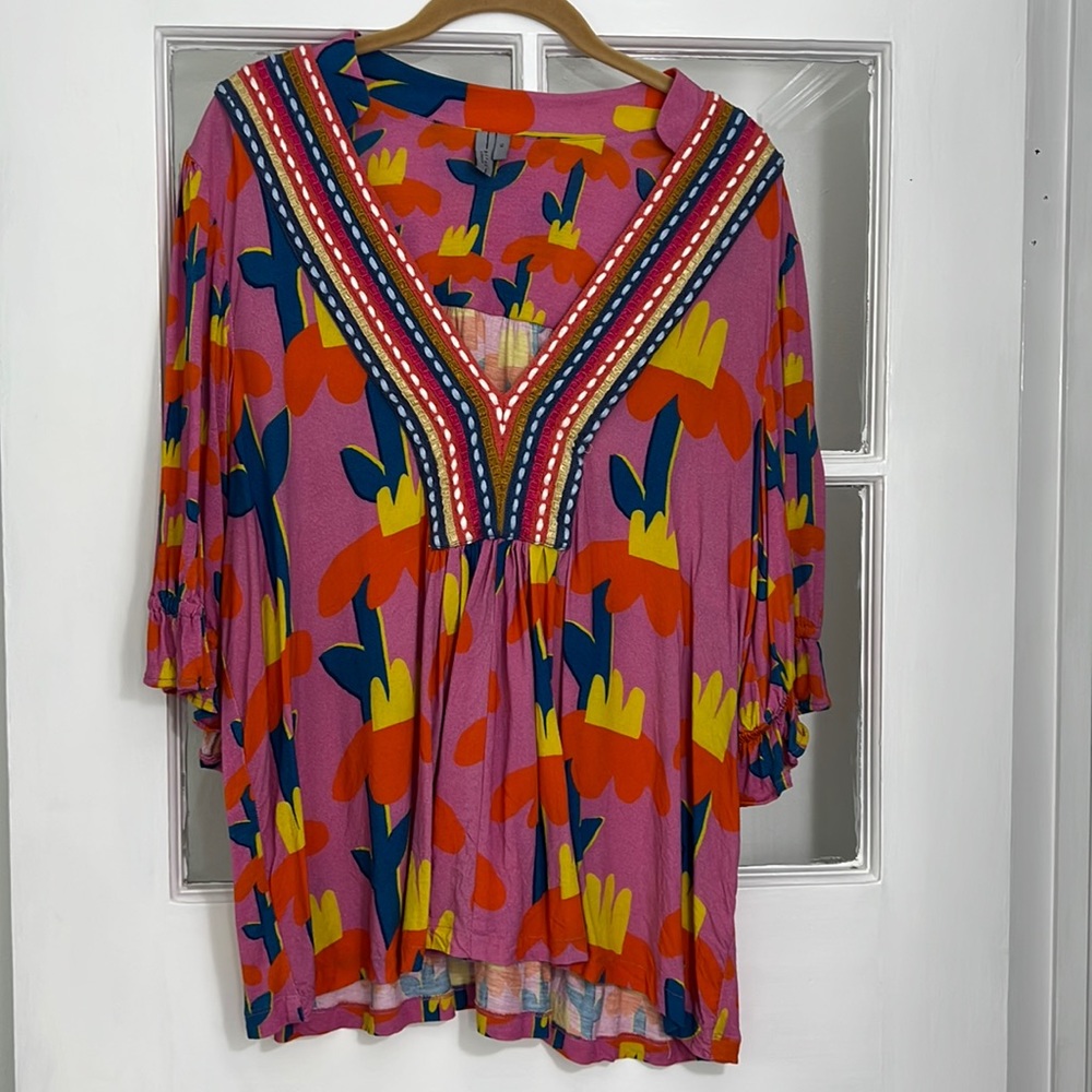 Anthropologie  Plus Size Top 1X